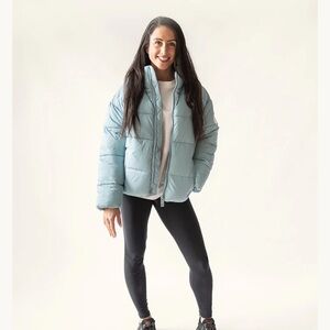 Noize Sky Blue Women's Puffer Jacket